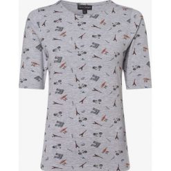 Franco Callegari - T-shirt damski, szary. Szare t-shirty damskie Franco Callegari, bez wzorów, bez kołnierzyka. Za 89,95 zł.