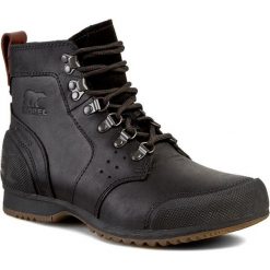 Trekkingi SOREL - Ankeny Mid Hiker NM2100 Black/Tobacco 010. Czarne trapery męskie Sorel, na co dzień, bez wzorów, ze skóry, bez zapięcia. Za 569,99 zł.