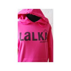 Lalka. Różowe bluzy damskie marki Kurdemol, z dresówki, bez kaptura. Za 169,00 zł.