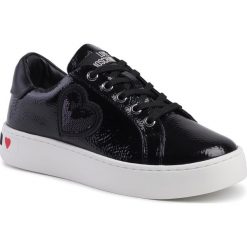 Sneakersy LOVE MOSCHINO - JA15063G1AIC0000 Nero. Czarne półbuty damskie Love Moschino, ze skóry ekologicznej. Za 799,00 zł.