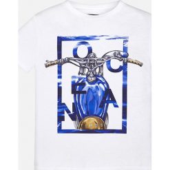 Mayoral - T-shirt dziecięcy 128-172 cm. Szare t-shirty męskie Mayoral, z nadrukiem, z bawełny, z okrągłym kołnierzem. Za 64,90 zł.