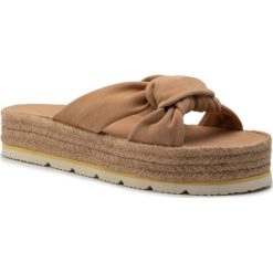 Espadryle GANT - Cape Coral 18563376 Dark Khaki G772. Pomarańczowe espadryle damskie GANT, bez wzorów, ze skóry, bez obcasa. W wyprzedaży za 299,00 zł.