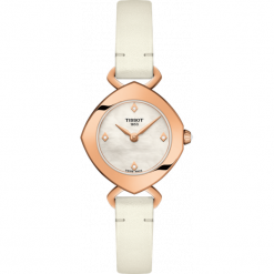 ZEGAREK TISSOT T-Lady T113.109.36.116.00. Niebieskie zegarki damskie TISSOT, szklane. Za 1450,00 zł.