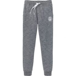 Spodnie sportowe bonprix ciemnoszary melanż. Szare spodnie męskie bonprix, s, z aplikacjami, sportowe. Za 54,99 zł.
