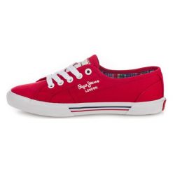 Pepe Jeans Tenisówki Damskie Aberlady Basic 17 39 Czerwone. Czerwone trampki i tenisówki damskie Pepe Jeans, bez wzorów, z jeansu, bez zapięcia. Za 239,00 zł.