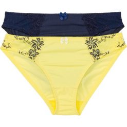 Figi: Figi (2 pary) bonprix jasna limonka + ciemnoniebieski