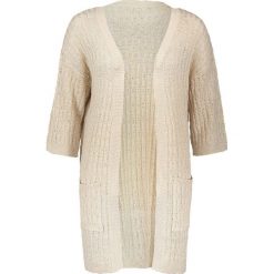 Kardigan "Cosy Feel" w kolorze beżowym. Brązowe kardigany damskie Tom Tailor, xs, bez wzorów, bez rękawów, bez kaptura. W wyprzedaży za 90,95 zł.