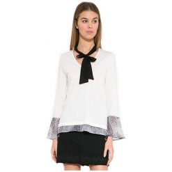 Desigual TS Valeria 17WWTKP4 1000 Damska bluzka (rozmiar XS). Czarne bluzki damskie Desigual, xs, bez wzorów, eleganckie, bez kołnierzyka, bez rękawów. W wyprzedaży za 130,00 zł.