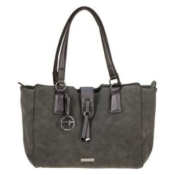 Tamaris Torebka Vina Shopping Bag 2769182-295 Grey Grzebień. Szare torebki klasyczne damskie Tamaris, bez wzorów, eleganckie, bez dodatków. W wyprzedaży za 281,00 zł.