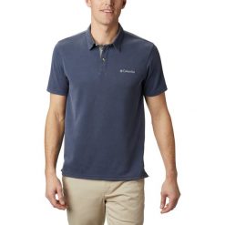 Koszulka polo Columbia Nelson Point Plus Size 1772722464. Niebieskie koszulki męskie Columbia, xl, bez wzorów, polo, bez rękawów. Za 195,99 zł.