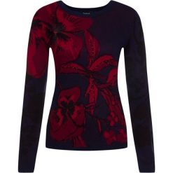Sweter Desigual Wonderland 19WWJF81. Niebieskie swetry damskie Desigual, s, bez wzorów, klasyczne, bez rękawów, bez kaptura. W wyprzedaży za 259,00 zł.