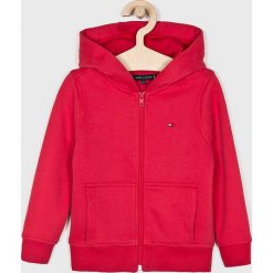 Tommy Hilfiger - Bluza dziecięca 104-176 cm. Czerwone bluzy chłopięce TOMMY HILFIGER, bez wzorów, z elastanu, bez rękawów, z kapturem. W wyprzedaży za 229,90 zł.