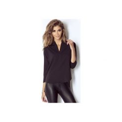 Koszula Andante. Czarne koszule body damskie marki Wow fashion, xl, ze stójką. Za 199,00 zł.