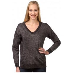 Swetry klasyczne damskie: Brave Soul Sweter Damski Crystal S Czarny