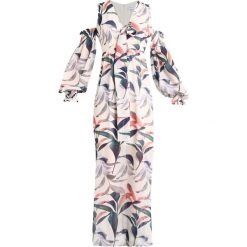 Długie sukienki: Lost Ink FLORAL DRESS Długa sukienka offwhite