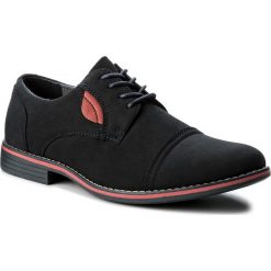 Półbuty OTTIMO - M16SS025-1 Granatowy. Niebieskie derby męskie Ottimo, z materiału. Za 99,99 zł.