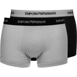 Emporio Armani 2 PACK Panty grey/black. Szare bokserki męskie Emporio Armani, z bawełny. Za 129,00 zł.