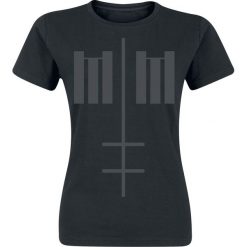 Marilyn Manson MM Cross Black Onyx Koszulka damska czarny. Czarne bluzki damskie marki Marilyn Manson, l, z nadrukiem, z okrągłym kołnierzem. Za 74,90 zł.