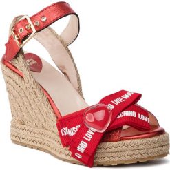 Espadryle LOVE MOSCHINO - JA1631AI07JH250A Rosso. Espadryle damskie Love Moschino. W wyprzedaży za 699,00 zł.