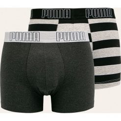 Puma - Bokserki (2-pack). Czarne bokserki męskie Puma, s, bez wzorów, z elastanu. W wyprzedaży za 59,90 zł.