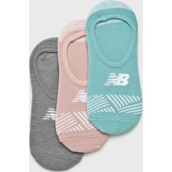 New Balance - Skarpetki (3-pack). Szare skarpetki damskie marki New Balance, z elastanu. Za 39,90 zł.