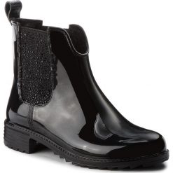 Kalosze RIEKER - P8280-03 Schwarz. Czarne buty zimowe damskie marki Rieker, z tworzywa sztucznego. Za 199,00 zł.