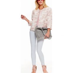 Marynarki i żakiety damskie: ŻAKIET W STYLU CHANEL W PASTELOWYCH KOLORACH