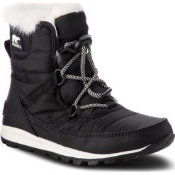 Śniegowce SOREL - Youth Whitney Short Lace NY1897 Black/Sea Salt 011. Czarne śniegowce dziewczęce Sorel. W wyprzedaży za 279,00 zł.