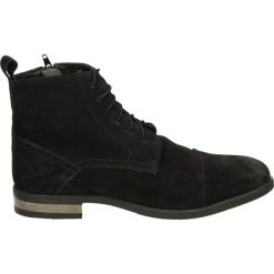Botki męskie - JEM089 BLACK. Czarne botki męskie Venezia, ze skóry. Za 189,00 zł.