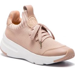 Sneakersy DKNY - Pamela K3822228 Rose. Różowe półbuty damskie DKNY, na co dzień, bez wzorów, ze skóry, bez obcasa, na płaskiej podeszwie, bez zapięcia. Za 679,00 zł.