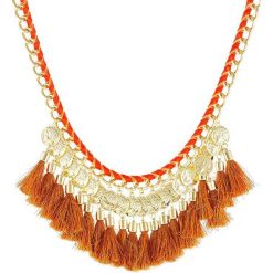Naszyjniki damskie: sweet deluxe Naszyjnik goldcoloured/orange