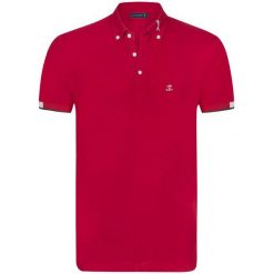 Sir Raymond Tailor Koszulka Polo Męska House M Czerwony. Czerwone koszulki męskie Sir Raymond Tailor, m, bez wzorów, klasyczne, polo, bez rękawów. Za 119,00 zł.