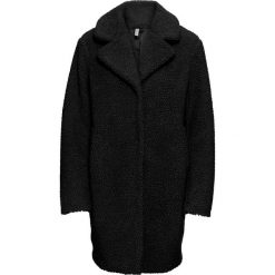 Płaszcz "baranek" bonprix czarny. Czarne płaszcze damskie bonprix. Za 129,99 zł.