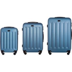 Zestaw walizek Benelux 20/24/28 Mała/Średnia/Duża niebieskie. Niebieskie walizki VIP COLLECTION, duże. Za 789,99 zł.