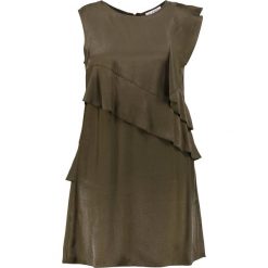 Sukienki: Elvi MULTI FRILL SHIFT Sukienka koktajlowa khaki