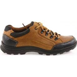DK Buty męskie sportowe camel 0493. Pomarańczowe buty sportowe męskie DK, ze skóry, bez zapięcia. W wyprzedaży za 159,00 zł.