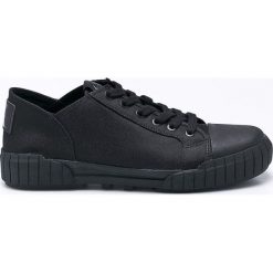 Calvin Klein Jeans - Tenisówki. Czarne tenisówki męskie marki Calvin Klein Jeans, z jeansu, na sznurówki. W wyprzedaży za 329,90 zł.