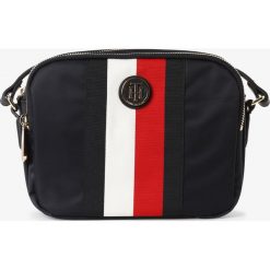 Tommy Hilfiger - Damska torebka na ramię, niebieski. Niebieskie torebki klasyczne damskie TOMMY HILFIGER, w paski, na ramię, bez dodatków. Za 339,95 zł.