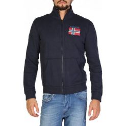Napapijri Bluza Męska Xl Ciemny Niebieski. Niebieskie bluzy męskie Napapijri, xl, bez wzorów, eleganckie, bez kołnierzyka, bez rękawów, bez kaptura. W wyprzedaży za 365,00 zł.