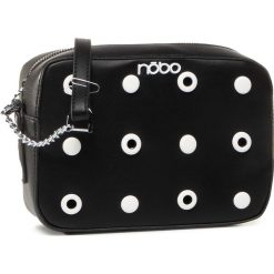 Torebka NOBO - NBAG-I3430-C020 Czarny. Czarne listonoszki damskie Nobo, na co dzień, bez wzorów, ze skóry ekologicznej, eleganckie, bez dodatków. W wyprzedaży za 139,00 zł.