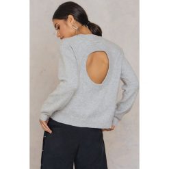Cheap Monday Sweter Once - Grey. Szare swetry klasyczne damskie marki Cheap Monday, z bawełny, z dekoltem na plecach. W wyprzedaży za 91,98 zł.