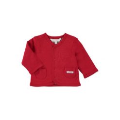 Kanz Baby Sweter tango red - czerwony - Gr.Moda (6 - 24 miesięcy ). Czerwone bluzy niemowlęce Kanz, bez wzorów, z bawełny, bez rękawów, bez kaptura. Za 65,00 zł.