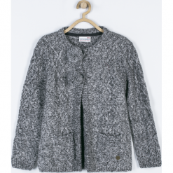 Sweter. Szare sukienki dziewczęce marki JADORE, na zimę, z materiału. Za 59,90 zł.