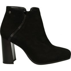 Botki - 71032 NAB NER. Czarne botki damskie skórzane Venezia. Za 199,00 zł.