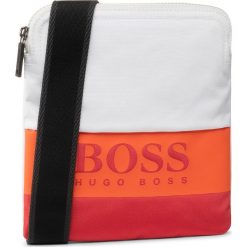 Saszetka BOSS - Pixel 50428667 600. Białe torby męskie skórzane Boss, bez wzorów, z materiału, młodzieżowe. Za 479,00 zł.
