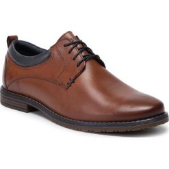 Półbuty Lasocki for men MB-STEVEN-02. Niebieskie półbuty męskie Lasocki For Men, bez wzorów, ze skóry, bez zapięcia. Za 179,99 zł.
