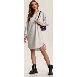 Szara Sukienka Vilinriane. Szare sukienki damskie Renee, xl, bez wzorów, bez kołnierzyka, bez rękawów, mini. Za 79,99 zł.