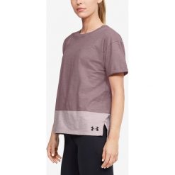 Under Armour Koszulka Różowy. Różowe koszulki damskie Under Armour, s, bez wzorów, z bawełny, bez kołnierzyka, z krótkim rękawem. Za 171,95 zł.