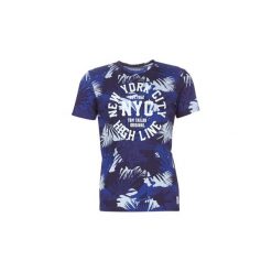 T-shirty z krótkim rękawem Tom Tailor 1009927-16634. Niebieskie t-shirty męskie Tom Tailor, s, bez wzorów, bez kołnierzyka, krótkie. Za 92,70 zł.