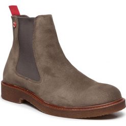 Sztyblety NOBRAND - Emerge 2 13990 Taupe. Szare sztyblety męskie Nobrand, ze skóry, bez zapięcia. W wyprzedaży za 319,00 zł.